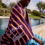 Lacoste Strandtuch L Sunstripe